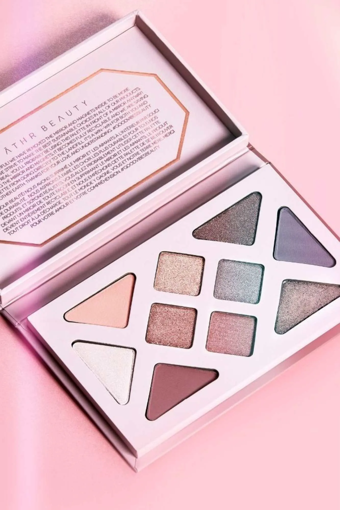 ĀTHR Beauty Co - Rose Quartz Eyeshadow Palette