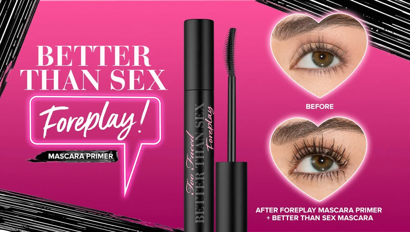 Too Faced - Better Than Sex Foreplay Mascara Primer | Pitch Black