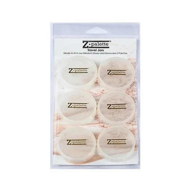 Z-Palette Travel Jars 6 Pack (Large)