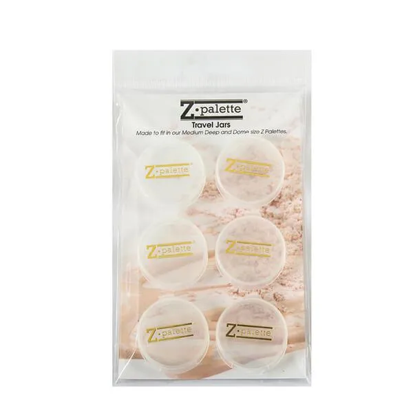 Z-Palette Travel Jars 6 Pack (Medium)